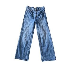 Everlane The Way-High Sailor Jean Women 26R Blue Excellent Wide Leg High Rise